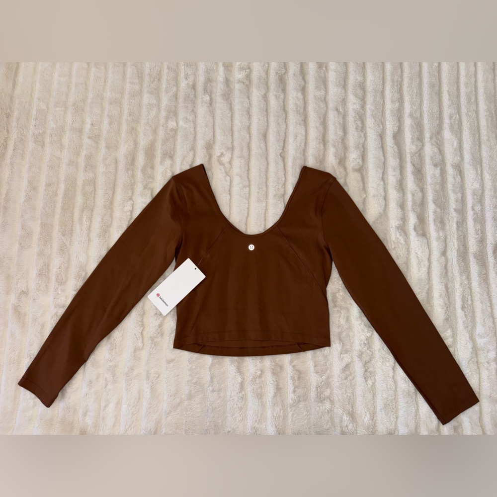 Lululemon NEW align women’s Java brown long sleev… - image 5